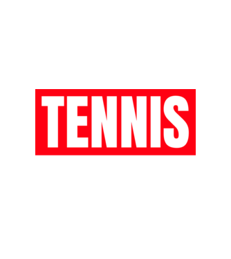 TENNIS HERO model alb pe tricou