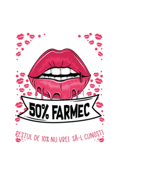 Sunt născută în octombrie - 50% farmec - 40% nebunii și umor - Restul de 10% nu vrei să-l cunoști model negru pe tricou