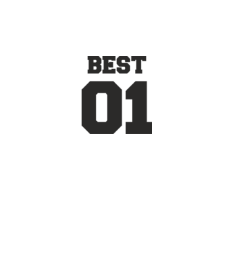 Best 01 model alb pe tricou