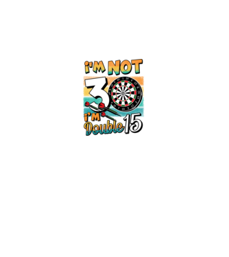Darts Birthday 30 years old model negru pe tricou