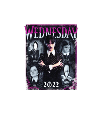 WEDNESDAY ADDAMS multi all time model alb pe tricou