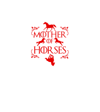 Mother of Horses model verde neon pe tricou