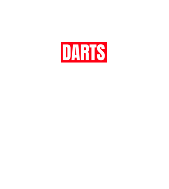 DARTS HERO model negru pe tricou