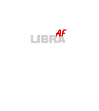 LIBRA as fuck model negru pe tricou