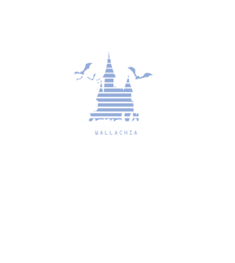 România CastleVania model turcoaz pe tricou