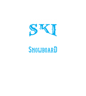 Day without SKI model negru pe tricou