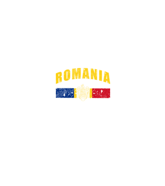 Romania coat of arms model negru pe tricou