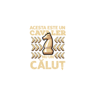 Acesta este un cavaler, nu un căluț  model negru pe tricou