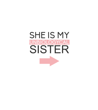 Unbiologycal Sister 01 model gri pe tricou