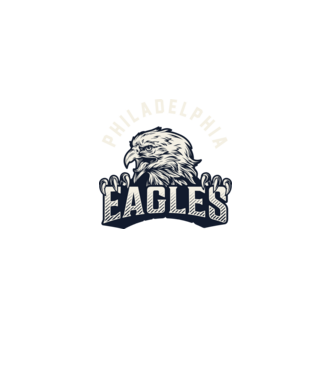 Philadelphia Eagles model albastru deschis pe tricou