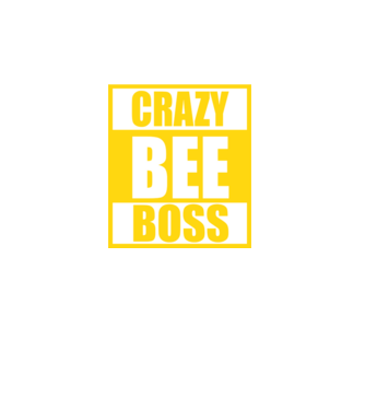 Crazy bee boss model turcoaz pe tricou