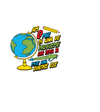 Am o mie și una de probleme, iar tema ta este una dintre ele model alb pe tricou