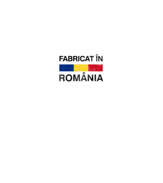 Fabricat în România model negru pe tricou