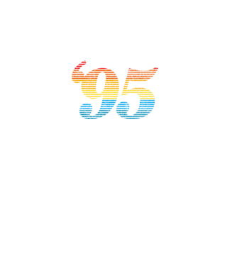 Retro Birthday 1995 model alb pe tricou