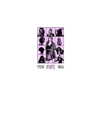 Taylor Swift ERAS lilac model negru pe tricou