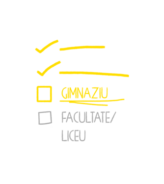 Cheklist educație - Școala primară negru model alb pe tricou