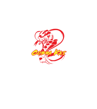 cobra kai simple model albastru jeanși pe tricou