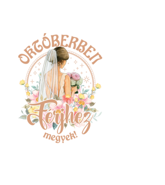 mă mărit - în octombrie model albastru deschis pe tricou