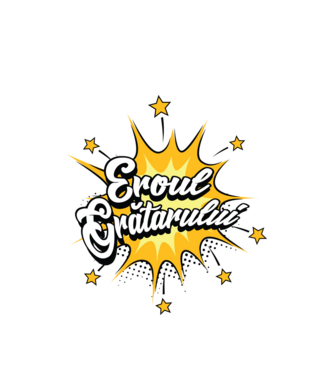 Eroul Grătarului model alb pe tricou
