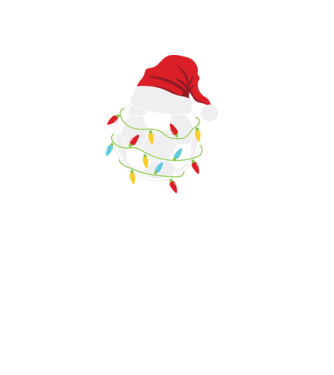 Football christmas model negru pe tricou