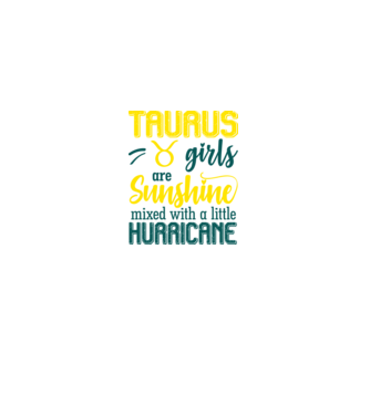 Sunshine with Hurricane TAURUS model negru pe tricou