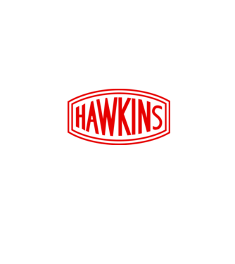 hawkins stranger things model negru pe tricou