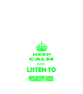Keep Calm and Listen to prog-house model negru pe tricou