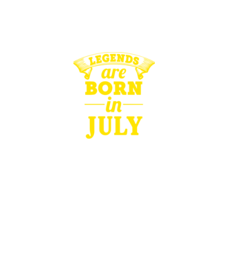 Legends are born in July model gri închis pe tricou