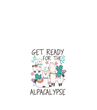 Get ready for the alpacalypse model negru pe tricou