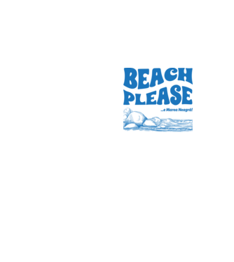 Beach please, e Marea Neagră! model galben neon pe tricou