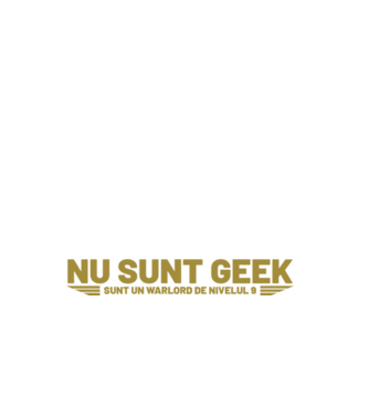 nu sunt geek, sunt un warlord de nivelul 9 model negru pe tricou