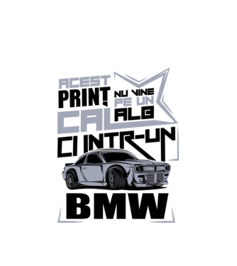 Acest prinț nu vine pe un cal alb, ci într-un BMW model alb pe tricou