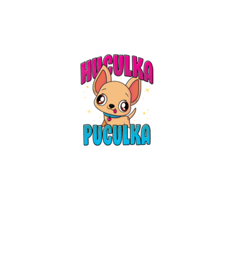 Huculka Puculka chivava model negru pe tricou