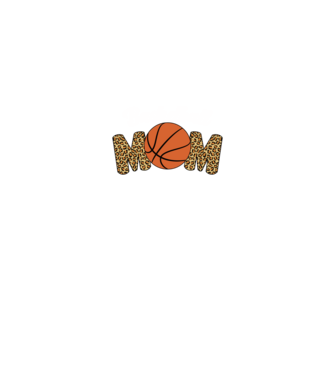 Basketball Mom model negru pe tricou