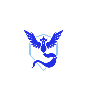 Mystic team logo model alb pe tricou