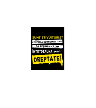 sunt STIVUITORIST, pentru a economisi timp, să reținem că am întotdeauna dreptat model negru pe tricou