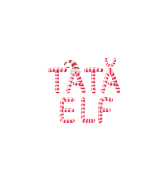tată elf model negru pe tricou