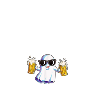 Im just here for the boos model negru pe tricou