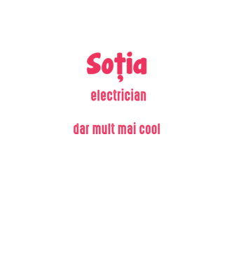 sunt soția unui electrician, la fel ca toate celelalte soții, dar mult mai cool D4337486 model negru pe tricou
