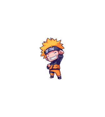 NARUTO model  pe tricou
