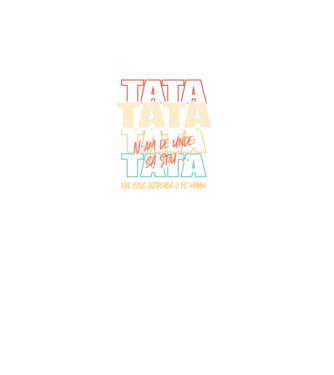 Tata N-am de unde să știu model turcoaz pe tricou
