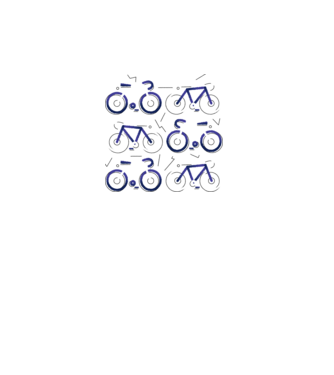 Bikes model roz pe tricou