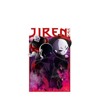 jiren dragonball model alb pe tricou