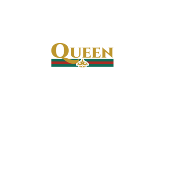 Gucci queen model negru pe tricou