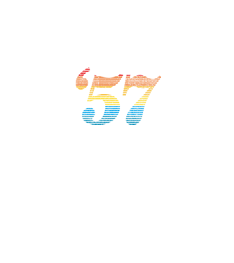 Retro Birthday 1957 model alb pe tricou