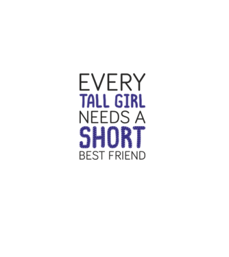 Short Freind model alb pe tricou