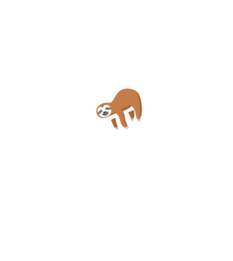 Just do it later sloth model negru pe tricou