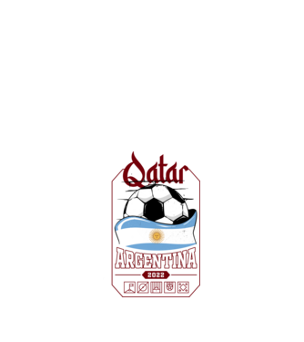 Qatar teams Argentina model negru pe tricou