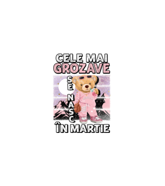 RETRO teddy fetişcană MARTIE model negru pe tricou