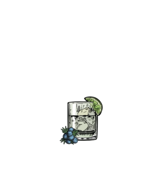 Let the fun be gin model negru pe tricou